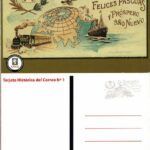 Nº 001. Tarjeta Histórica del Correo. Anfil. 2010.