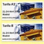 Nº 16. Etiqueta nº 3 Feria del Sello 2016. 4 Tarifas