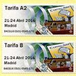 Nº 16. Etiqueta nº 4 Feria del Sello 2016. 4 Tarifas