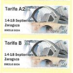 Nº 16. Etiqueta nº 6 ECC-EXFILNA 2016. 4 Tarifas