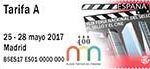 Nº 17. Etiqueta nº 2 Feria del Sello 2017. Tarifa A