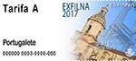 Nº 17. Etiqueta nº 3 EXFILNA Port 2017. Tarifa A