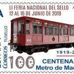 Nº 55. Sello Personalizado. 100 Metro Madrid