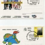 Nº 168. Tarjeta Policías y Bomberos Mataselladas